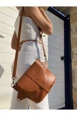 % 100 Hakiki Deri Taba Deri Postacı Çanta Deri Kol Çantası Omuz Askılı Çanta