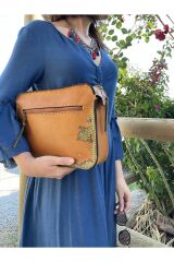 % 100 Hakiki Deri El Yapımı Taba Postacı Çanta Askıları Çıkartılabilir Kol Altı Çanta