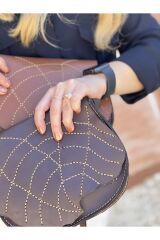 % 100 Hakiki Deri El Yapımı Yaprak Deri Postacı Çanta Deri Kol Çantası