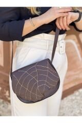 % 100 Hakiki Deri El Yapımı Yaprak Deri Postacı Çanta Deri Kol Çantası