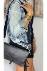 %100 Gerçek Deri El Yapımı Kadın Erkek unisex Freebag Bel Çantası -kol Çantası