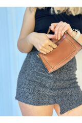 %100 Deri El Yapımı Kadın Taba El Çantası Omuz Askılı Postacı Minimal Çanta